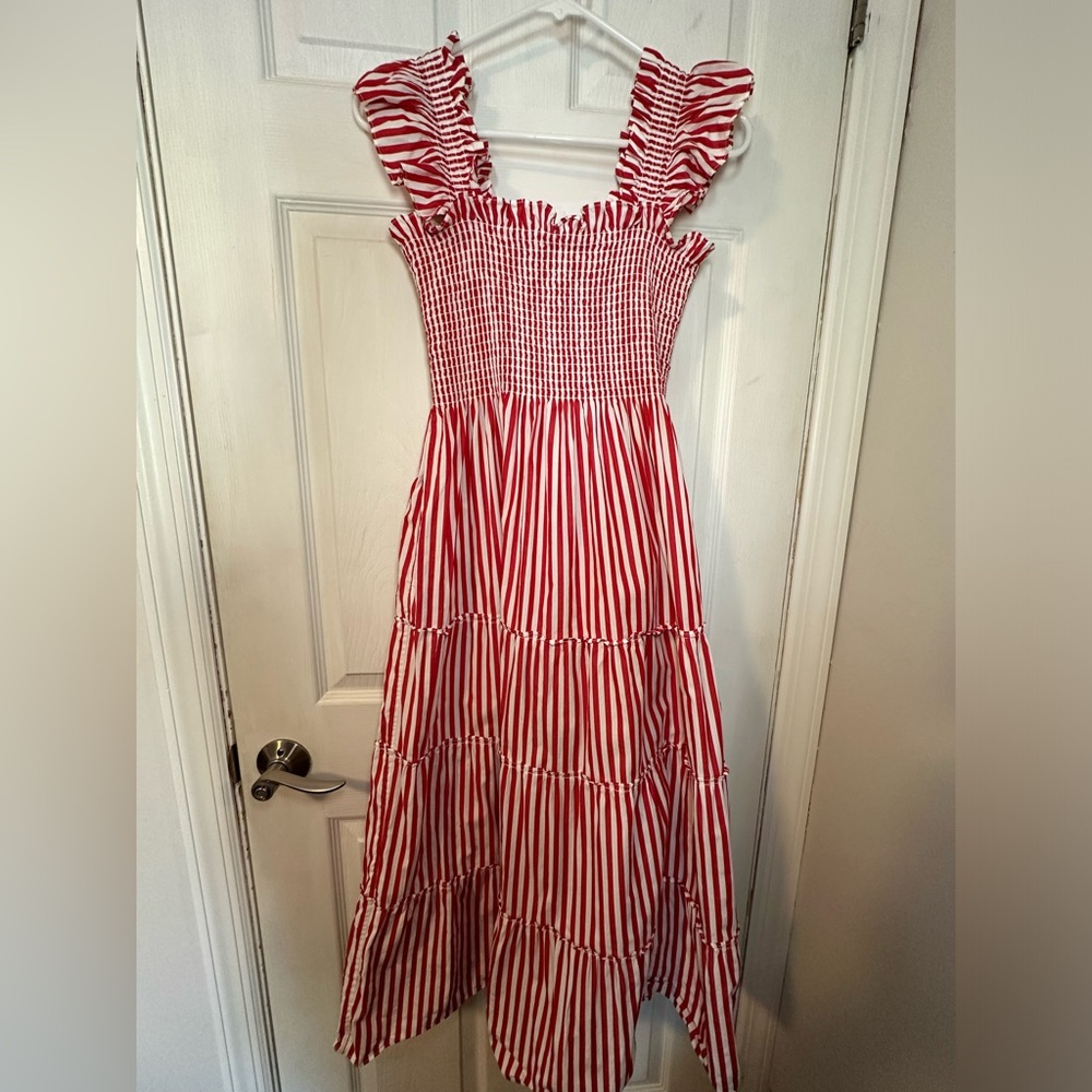 Hill House Red Stripe Nap Dress
